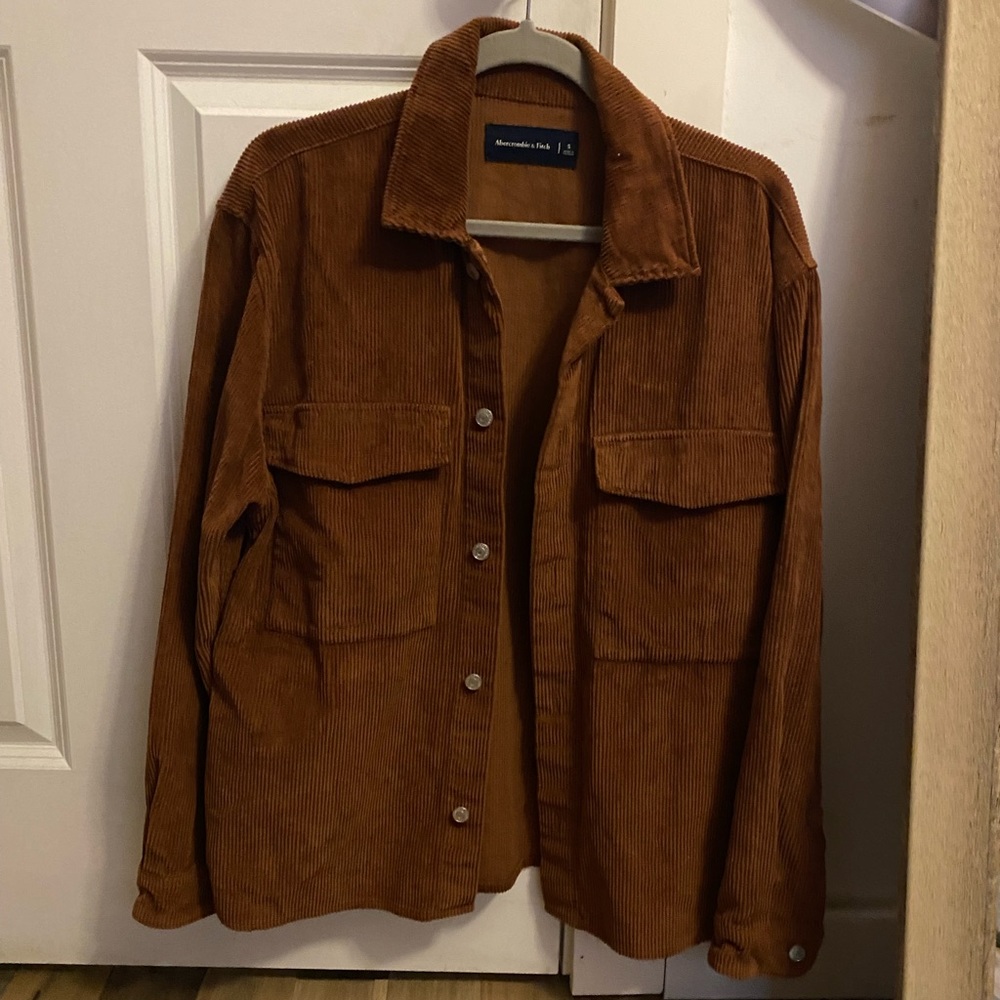 Corduroy Orange Jacket for Fall Aesthetic
